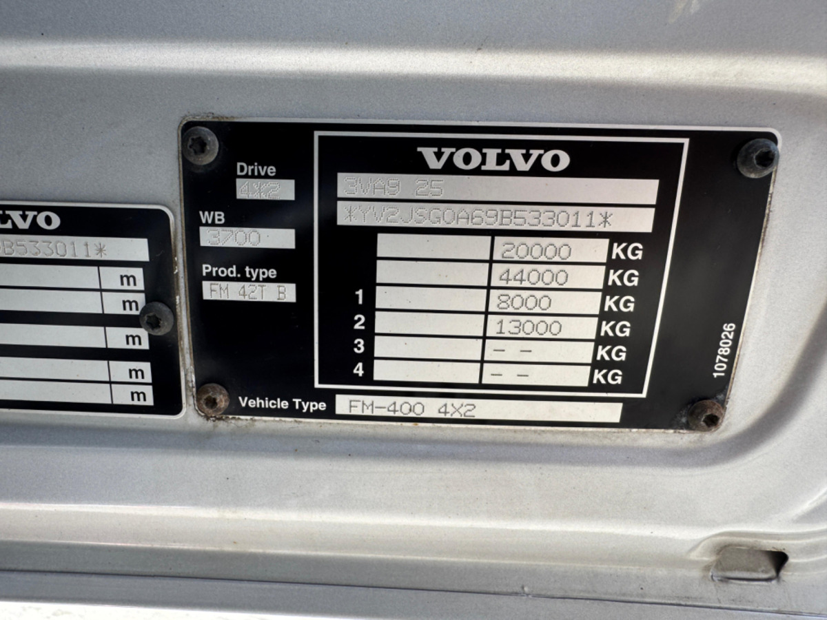 VOLVO FM-400 4x2 Bonfiglioli 15000-4 إيجار VOLVO FM-400 4x2 Bonfiglioli 15000-4: صور 18