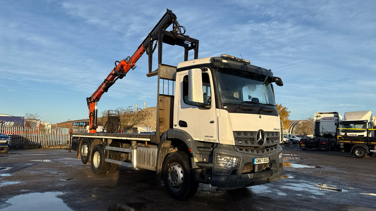 MERCEDES-BENZ AROCS 2535 - شاحنات مسطحة, شاحنة كرين: صور 1 MERCEDES-BENZ AROCS 2535 - شاحنات مسطحة, شاحنة كرين: صور 1
