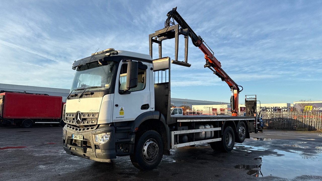 MERCEDES-BENZ AROCS 2535 - شاحنات مسطحة, شاحنة كرين: صور 2 MERCEDES-BENZ AROCS 2535 - شاحنات مسطحة, شاحنة كرين: صور 2