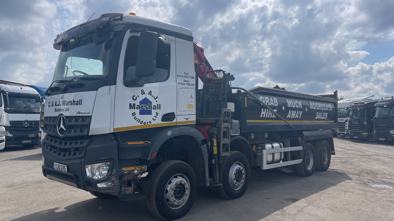 MERCEDES-BENZ AROCS 3240 - قلابات, شاحنة كرين: صور 2 MERCEDES-BENZ AROCS 3240 - قلابات, شاحنة كرين: صور 2