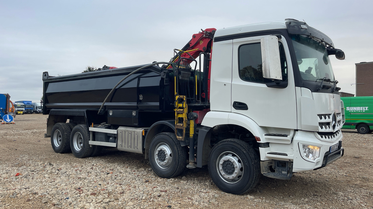 MERCEDES-BENZ AROCS - قلابات, شاحنة كرين: صور 1 MERCEDES-BENZ AROCS - قلابات, شاحنة كرين: صور 1