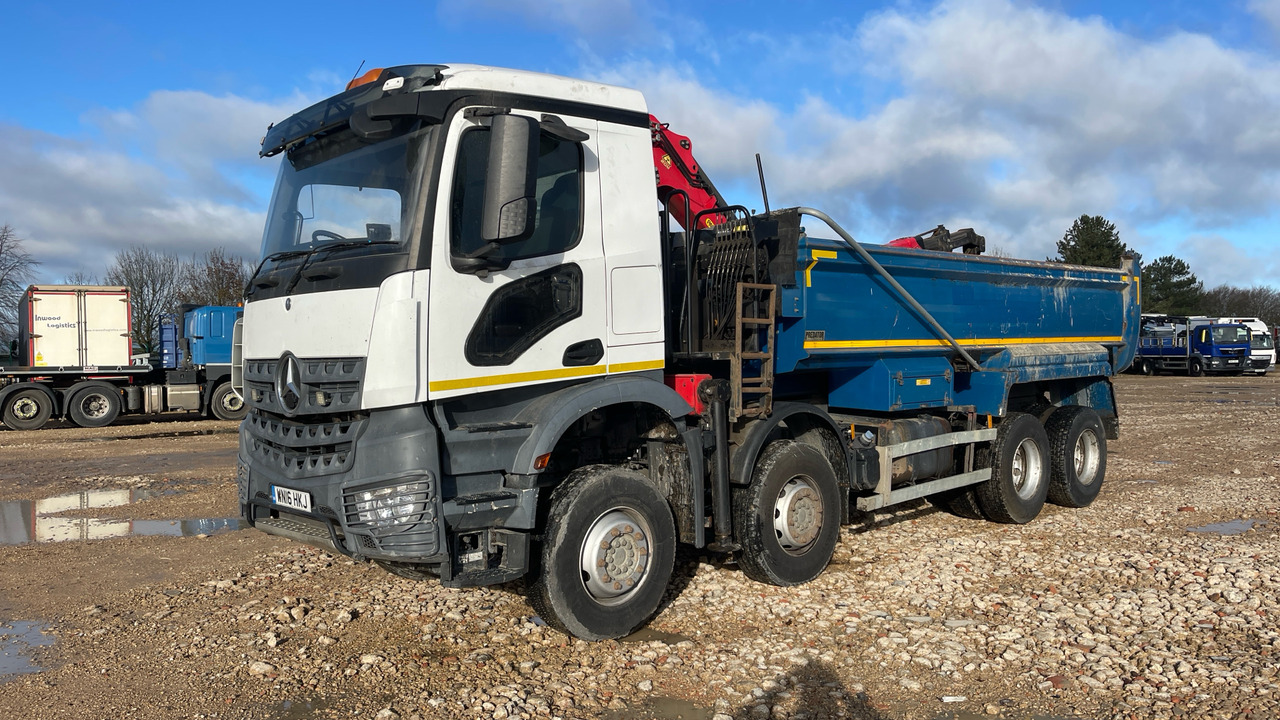 MERCEDES-BENZ AROCS - قلابات, شاحنة كرين: صور 2 MERCEDES-BENZ AROCS - قلابات, شاحنة كرين: صور 2