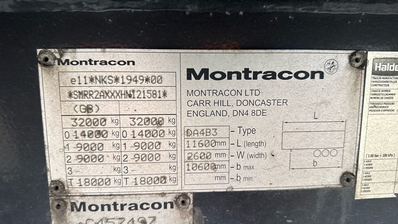 مقطورة MONTRACON FRIDGE BOX: صور 12 مقطورة MONTRACON FRIDGE BOX: صور 12