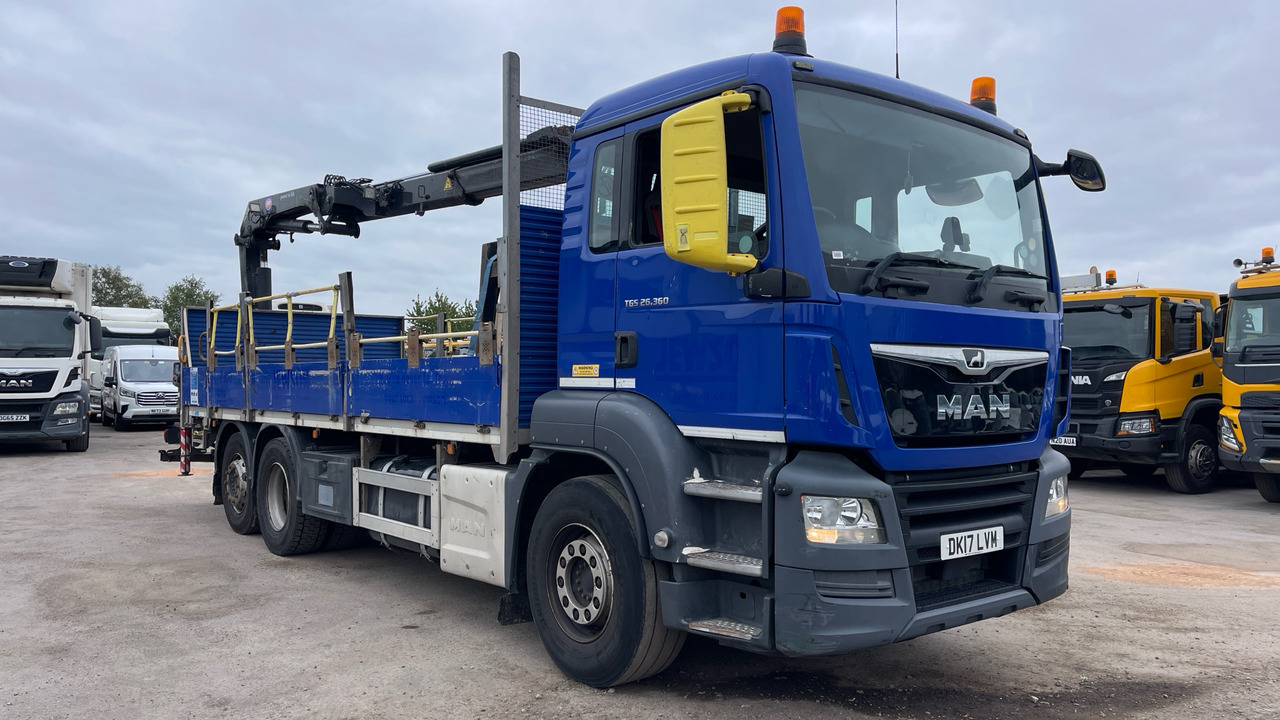 Man TGS 26.360 - شاحنات مسطحة, شاحنة كرين: صور 1 Man TGS 26.360 - شاحنات مسطحة, شاحنة كرين: صور 1
