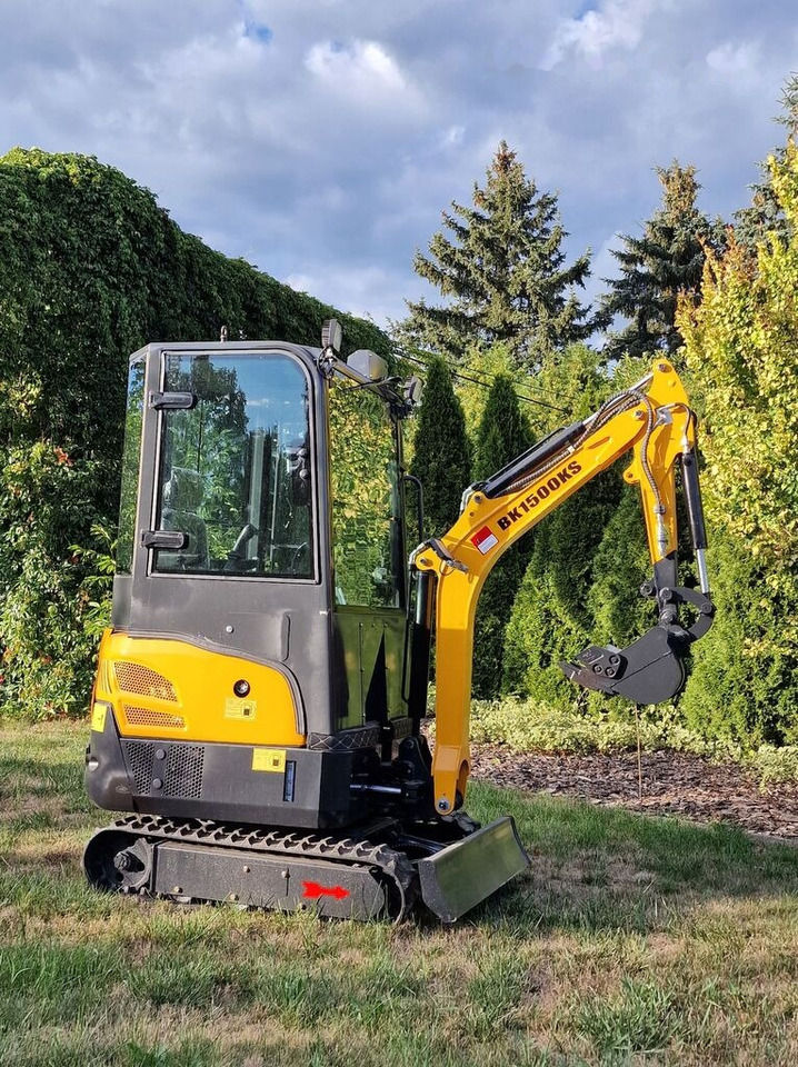 جديد حفارة مصغرة Berger Kraus Mini Koparka Berger Kraus BK1500KSR z kabiną osprzętem YANMAR: صور 1