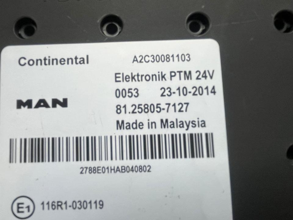 MAN Continental Elektronik PTM Steuergerät 81.25805-7127 - كتلة التحكم - شاحنة: صور 2 MAN Continental Elektronik PTM Steuergerät 81.25805-7127 - كتلة التحكم - شاحنة: صور 2