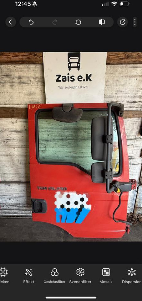 MAN TGM Beifahrertür Rot Spiegel Innenverkleidung LN 66 - باب و قطع الغيار - شاحنة: صور 1 MAN TGM Beifahrertür Rot Spiegel Innenverkleidung LN 66 - باب و قطع الغيار - شاحنة: صور 1