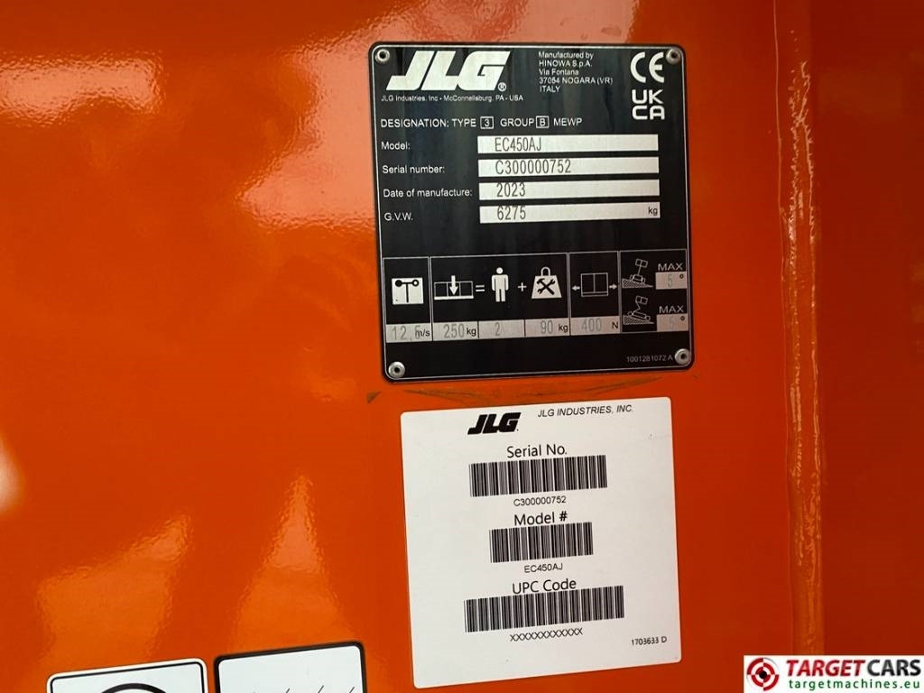 JLG EC450AJ Lithium-Ion Articulated Boom Lift 1572cm  إيجار JLG EC450AJ Lithium-Ion Articulated Boom Lift 1572cm: صور 48