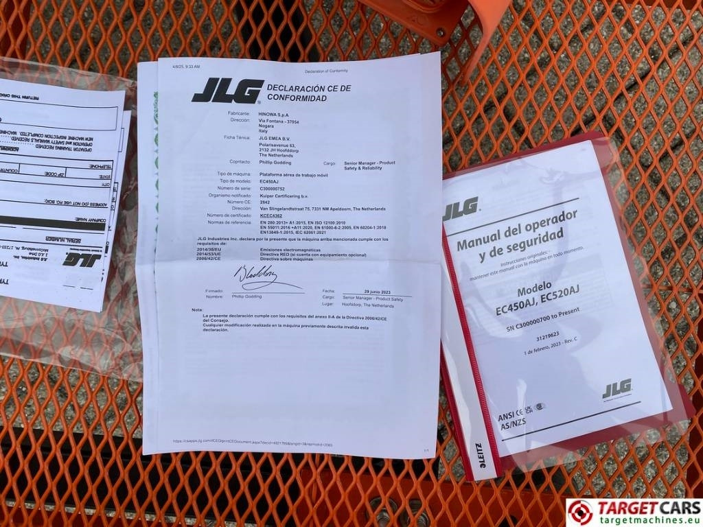 JLG EC450AJ Lithium-Ion Articulated Boom Lift 1572cm  إيجار JLG EC450AJ Lithium-Ion Articulated Boom Lift 1572cm: صور 49