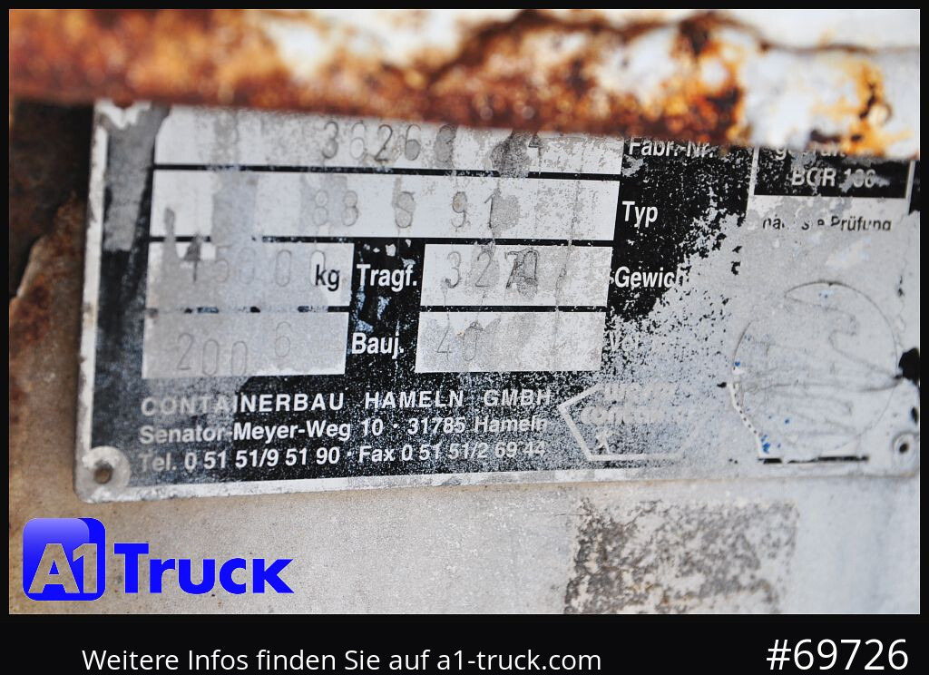 ANDERS Abrollcontainer 40m³, Mulde, Bauschutt, - شاحنة: صور 4 ANDERS Abrollcontainer 40m³, Mulde, Bauschutt, - شاحنة: صور 4