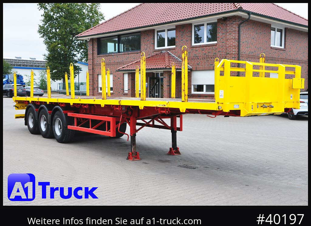 FAYMONVILLE Plattform, Steel Suspension, Container Twistlock, - نصف مقطورة مسطحة: صور 1 FAYMONVILLE Plattform, Steel Suspension, Container Twistlock, - نصف مقطورة مسطحة: صور 1
