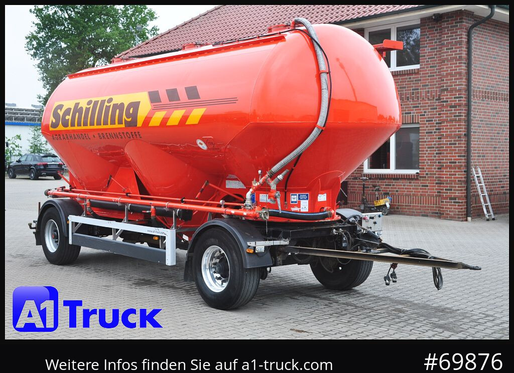 FELDBINDER HEUT 31.2 Silo, Futtermittel, 31m³, 3 Kammern, - مقطورة صهريج: صور 1 FELDBINDER HEUT 31.2 Silo, Futtermittel, 31m³, 3 Kammern, - مقطورة صهريج: صور 1