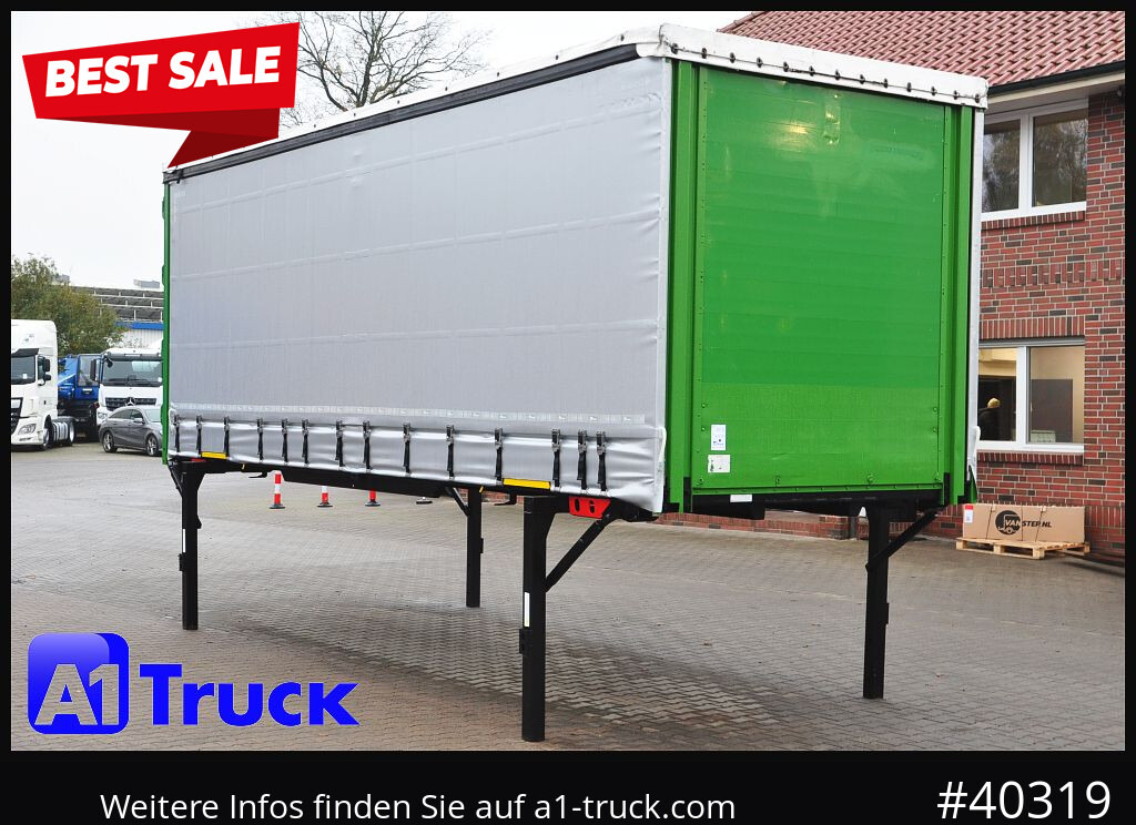 KOEGEL 7.45 BDF Wechselbrücke, neue Plane, Bordwand - جسم السيارة - بغطاء جانبي: صور 1 KOEGEL 7.45 BDF Wechselbrücke, neue Plane, Bordwand - جسم السيارة - بغطاء جانبي: صور 1