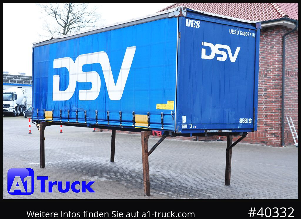 KRONE 7.45 BDF Wechselbrücke, Schiebeplane - جسم السيارة - بغطاء جانبي: صور 1 KRONE 7.45 BDF Wechselbrücke, Schiebeplane - جسم السيارة - بغطاء جانبي: صور 1