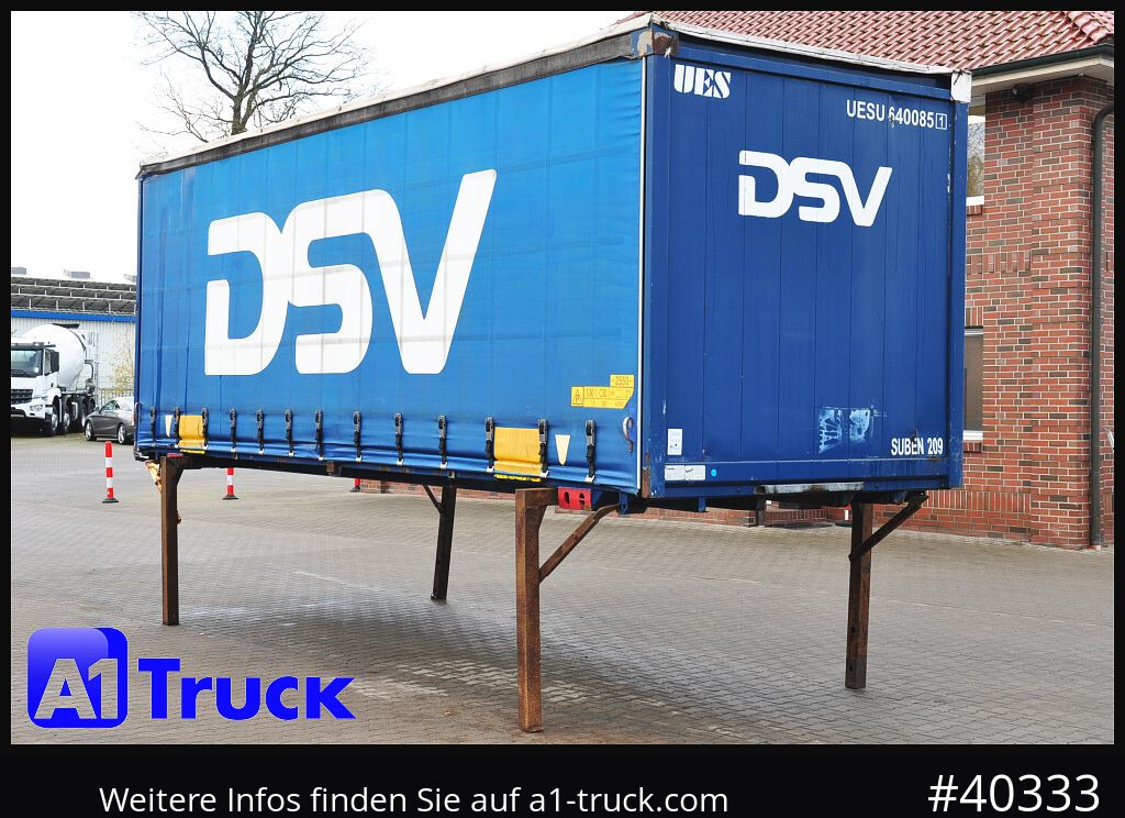 KRONE 7.45 BDF Wechselbrücke, Schiebeplane - جسم السيارة - بغطاء جانبي: صور 1 KRONE 7.45 BDF Wechselbrücke, Schiebeplane - جسم السيارة - بغطاء جانبي: صور 1