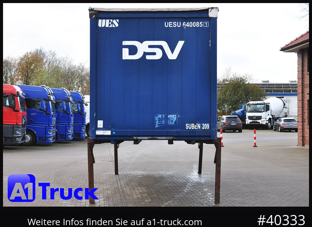 KRONE 7.45 BDF Wechselbrücke, Schiebeplane - جسم السيارة - بغطاء جانبي: صور 2 KRONE 7.45 BDF Wechselbrücke, Schiebeplane - جسم السيارة - بغطاء جانبي: صور 2