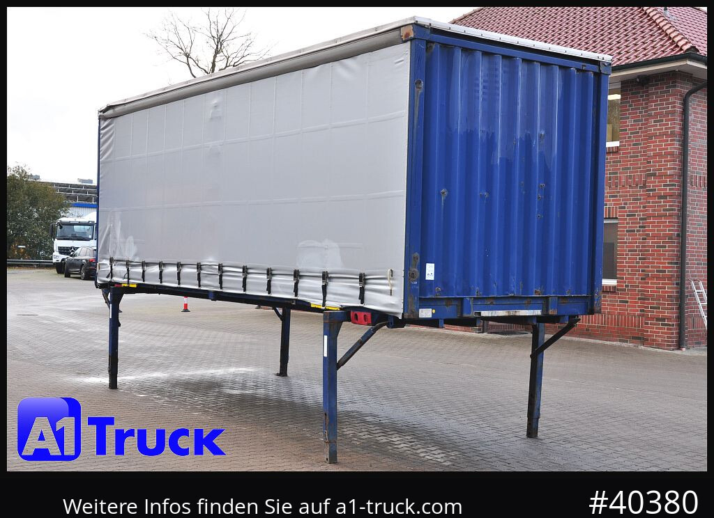 KRONE 7.45 BDF Wechselbrücke, Schiebeplane - جسم السيارة - بغطاء جانبي: صور 1 KRONE 7.45 BDF Wechselbrücke, Schiebeplane - جسم السيارة - بغطاء جانبي: صور 1