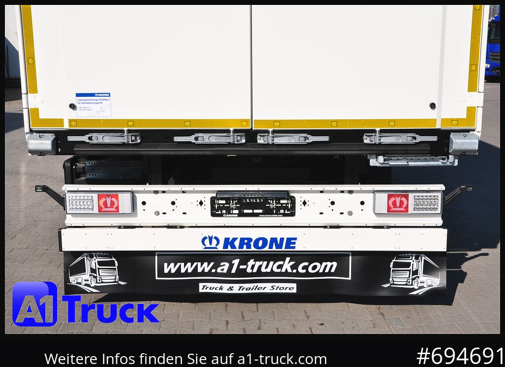 KRONE SZ 2 achs Koffer, Code XL, VDI 2700, SOFORT - بصندوق مغلق نصف مقطورة: صور 2 KRONE SZ 2 achs Koffer, Code XL, VDI 2700, SOFORT - بصندوق مغلق نصف مقطورة: صور 2