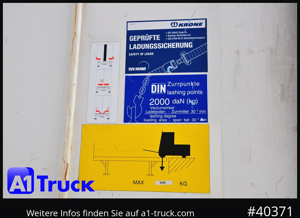 KRONE Wechselbrücke 7,45 neue Plane, Bordwand - جسم السيارة - بغطاء جانبي: صور 3 KRONE Wechselbrücke 7,45 neue Plane, Bordwand - جسم السيارة - بغطاء جانبي: صور 3