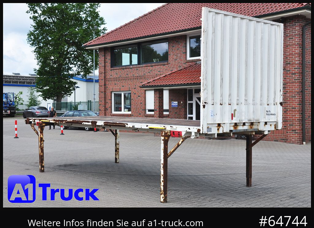 KRONE Wechselbrücke, Plattform, Plateau, 7,45 - جسم الشاحنة المسطحة: صور 1 KRONE Wechselbrücke, Plattform, Plateau, 7,45 - جسم الشاحنة المسطحة: صور 1