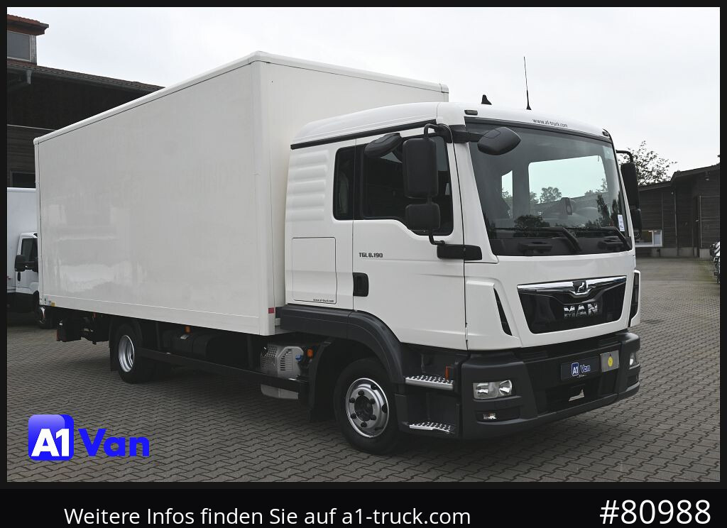 MAN TGL 8.190 4x2 L-Haus Schlafkabine - الشاحنات الصغيرة صندوق مغلق: صور 1 MAN TGL 8.190 4x2 L-Haus Schlafkabine - الشاحنات الصغيرة صندوق مغلق: صور 1