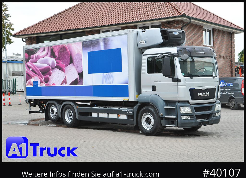 MAN TGS 26.360, Carrier 1150 Rolltor+ LBW, Lift - مبردة شاحنة: صور 1 MAN TGS 26.360, Carrier 1150 Rolltor+ LBW, Lift - مبردة شاحنة: صور 1