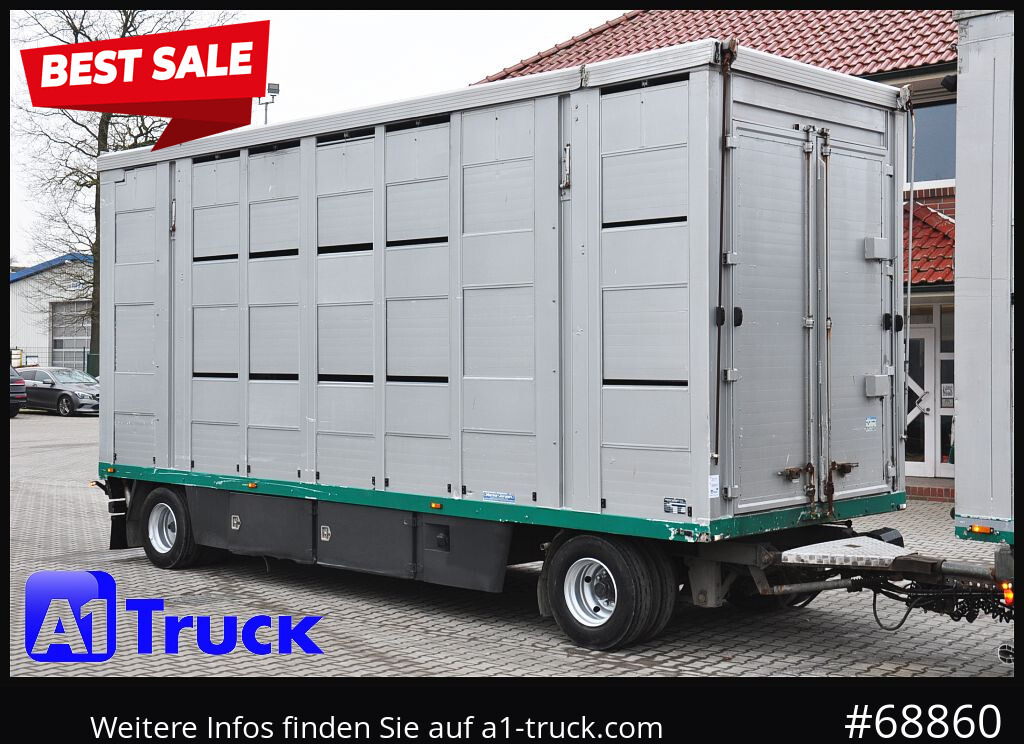MENKE Menke-Janzen 3 Stock, Hubdach, durchlader, - شاحنة نقل المواشي مقطورة: صور 1 MENKE Menke-Janzen 3 Stock, Hubdach, durchlader, - شاحنة نقل المواشي مقطورة: صور 1