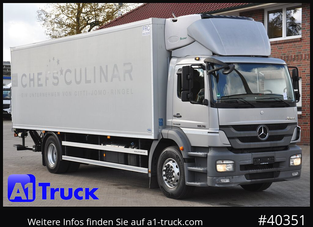 MERCEDES-BENZ 1826 LL Carrier 1250 Mt, 3 Kammern, Automatik - مبردة شاحنة: صور 1 MERCEDES-BENZ 1826 LL Carrier 1250 Mt, 3 Kammern, Automatik - مبردة شاحنة: صور 1