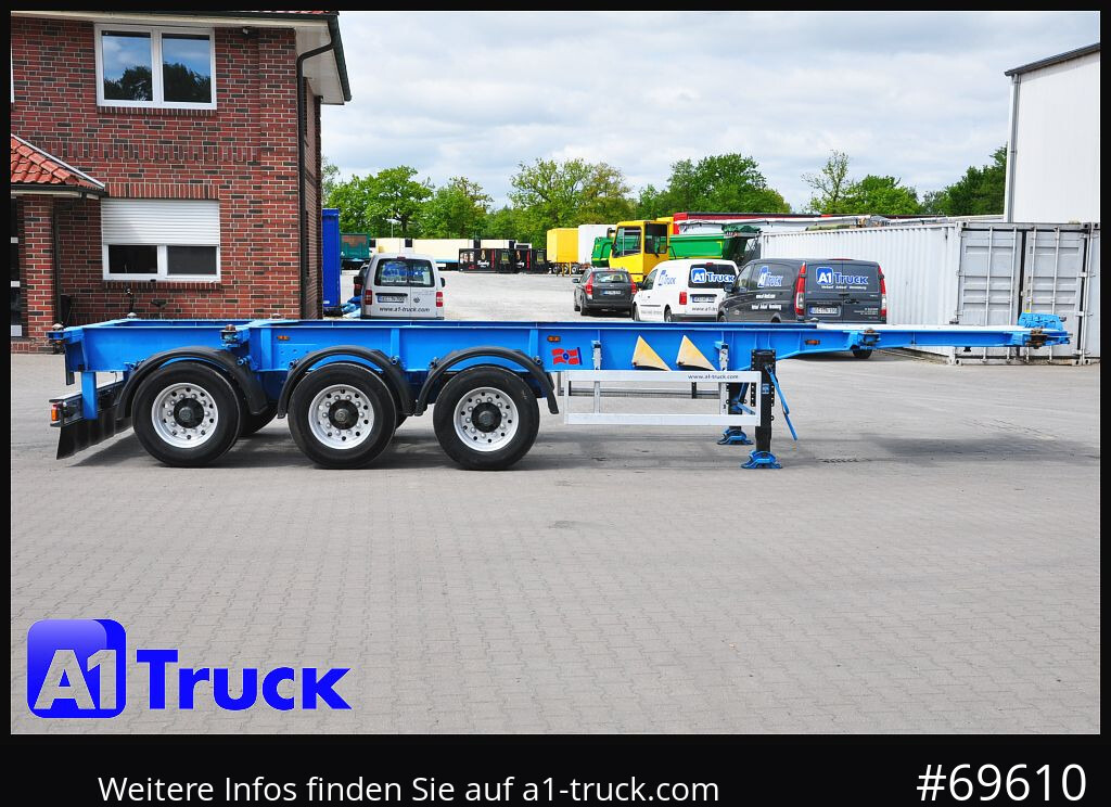 شاحنات الحاويات / جسم علوي قابل للتغيير نصف مقطورة ROHR ADR, Alufelgen, Alurahmen 20- 30 Fuss Container: صور 10