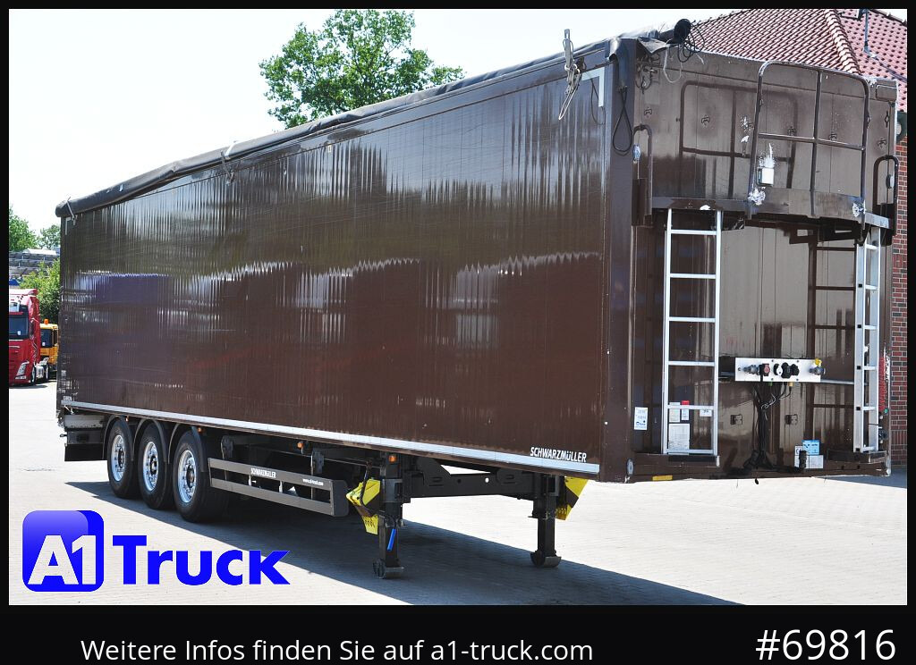 SCHWARZMUELLER Vollalu, 90m³, 7620 Kg, Lift CF 8mm, - أرضية المشي نصف مقطورة: صور 1 SCHWARZMUELLER Vollalu, 90m³, 7620 Kg, Lift CF 8mm, - أرضية المشي نصف مقطورة: صور 1