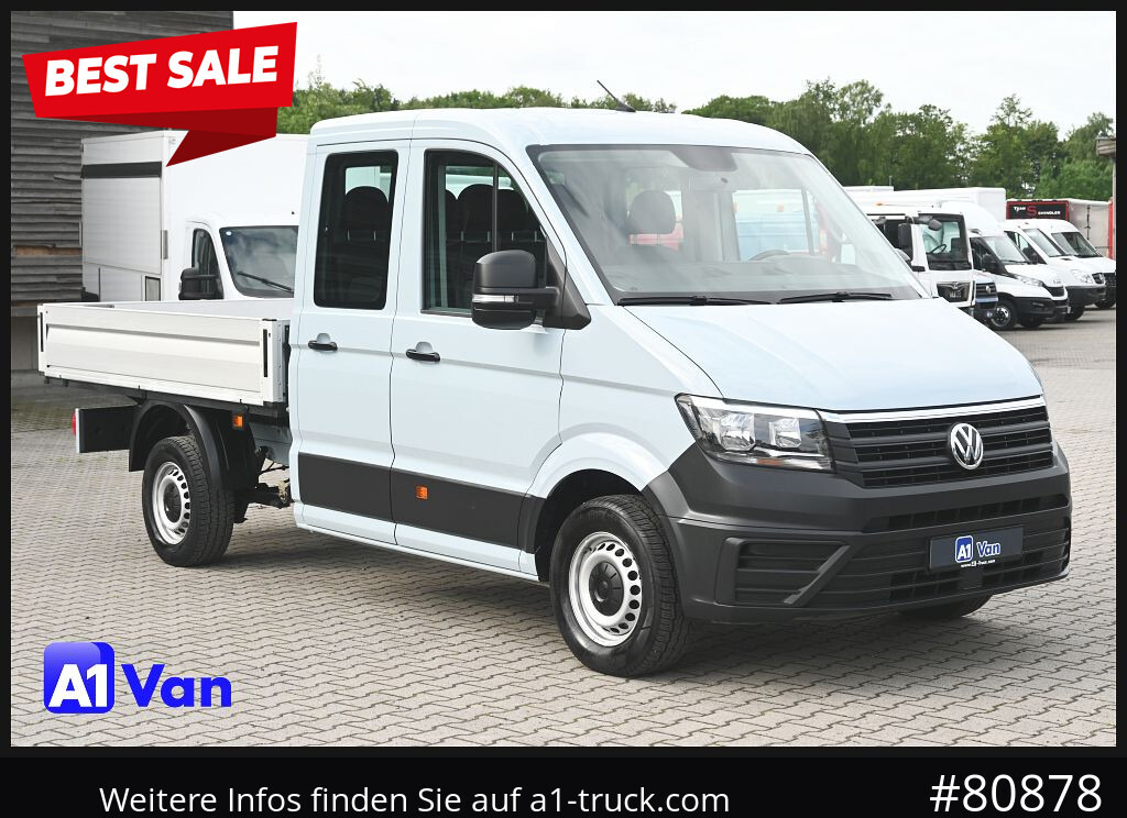 VOLKSWAGEN Crafter 35 Pritsche Doka, AHK, 7-Sitzer, Heckantrieb - الشاحنات الصغيرة المسطحة, الشاحنات الصغيرة كابينة مزدوجة: صور 1 VOLKSWAGEN Crafter 35 Pritsche Doka, AHK, 7-Sitzer, Heckantrieb - الشاحنات الصغيرة المسطحة, الشاحنات الصغيرة كابينة مزدوجة: صور 1
