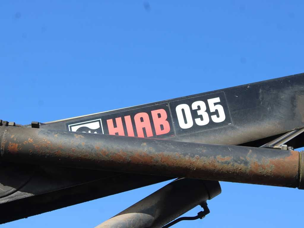 شاحنات مسطحة, شاحنة كرين Iveco EUROCARGO 100E17, EURO 3, CRANE HIAB 035-2: صور 10