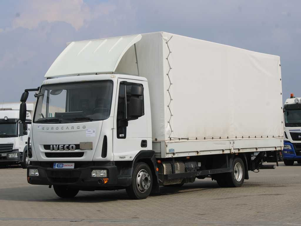 Iveco EUROCARGO 75E21, EURO 6, TAIL LIFT, SIDEWALLS - شاحنة ستارة: صور 1 Iveco EUROCARGO 75E21, EURO 6, TAIL LIFT, SIDEWALLS - شاحنة ستارة: صور 1