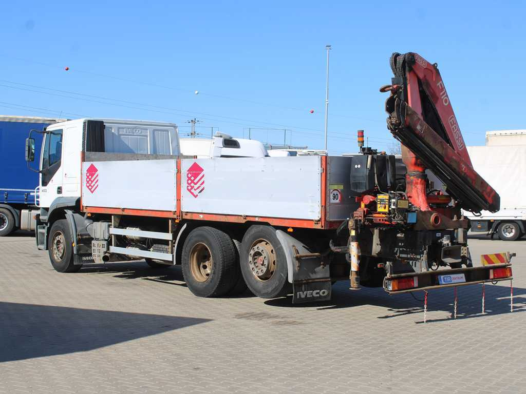 Iveco STRALIS 400, 6X2, EURO 3, HYDRAULIC ARM FASSI F110 - شاحنات مسطحة, شاحنة كرين: صور 5 Iveco STRALIS 400, 6X2, EURO 3, HYDRAULIC ARM FASSI F110 - شاحنات مسطحة, شاحنة كرين: صور 5