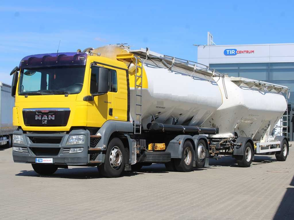 MAN TGA 26.440, 6x2, EURO 5, FELDBINDER 30m3+SPITZER - شاحنة صهريج: صور 1 MAN TGA 26.440, 6x2, EURO 5, FELDBINDER 30m3+SPITZER - شاحنة صهريج: صور 1