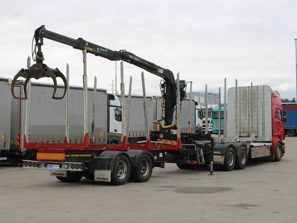 Scania R 480, HYDRAULIC ARM LHO L120Z(78), 6X4 - شاحنة قطع الأشجار, شاحنة كرين: صور 4 Scania R 480, HYDRAULIC ARM LHO L120Z(78), 6X4 - شاحنة قطع الأشجار, شاحنة كرين: صور 4