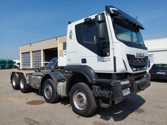 Iveco 8x4 Meiller Abroller, Automatik, E6, Retarder, - شاحنة ذات الخطاف, شاحنة كرين: صور 3 Iveco 8x4 Meiller Abroller, Automatik, E6, Retarder, - شاحنة ذات الخطاف, شاحنة كرين: صور 3