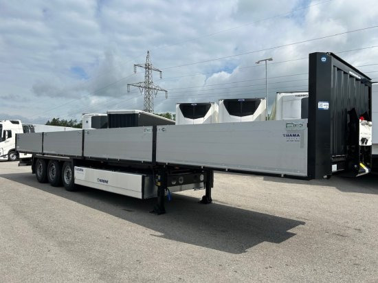 Krone Profi Liner SDP 27 Baustoff Auflieger Neu, 1-A Liftachse - نصف مقطورة مسطحة: صور 3 Krone Profi Liner SDP 27 Baustoff Auflieger Neu, 1-A Liftachse - نصف مقطورة مسطحة: صور 3
