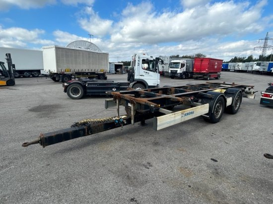 Krone ZZ/DC07 Tandem-Lafette, Standard, BPW-Achsen, Heckabstützung - شاحنات الحاويات / جسم علوي قابل للتغيير مقطورة: صور 3 Krone ZZ/DC07 Tandem-Lafette, Standard, BPW-Achsen, Heckabstützung - شاحنات الحاويات / جسم علوي قابل للتغيير مقطورة: صور 3