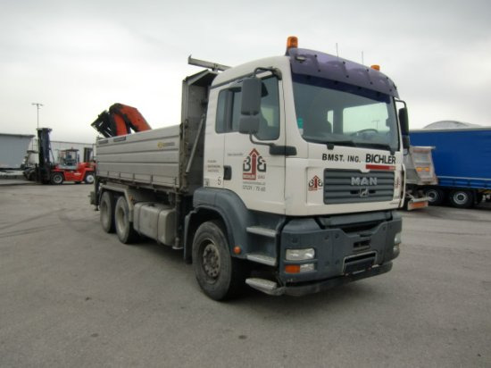 MAN TGA 33.430 6x4 Kipper, Manuel, E4 Palfinger Blatt-Blatt - قلابات: صور 3 MAN TGA 33.430 6x4 Kipper, Manuel, E4 Palfinger Blatt-Blatt - قلابات: صور 3