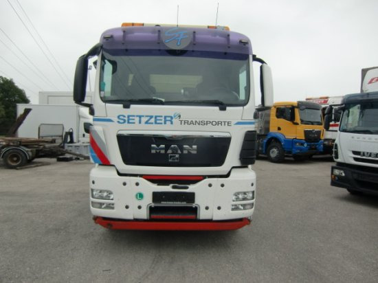 MAN TGS 26.400 3-Seitenkipper, 6x2-2 Lenkachse HIAB 144ES -3DUO - قلابات, شاحنة كرين: صور 2 MAN TGS 26.400 3-Seitenkipper, 6x2-2 Lenkachse HIAB 144ES -3DUO - قلابات, شاحنة كرين: صور 2