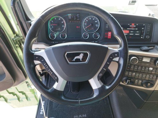 شاحنة قطع الأشجار, شاحنة كرين MAN TGX 26.500 6x4x4 Holztransporter,  Motor Neu: صور 14