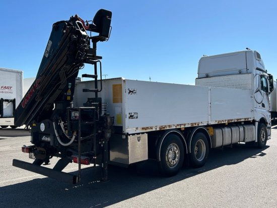 Mercedes-Benz Actros 2545 L 6x2, Retarder, Pritsche, Hiab XS 166 D-4 PRO, E5 - شاحنات مسطحة, شاحنة كرين: صور 5 Mercedes-Benz Actros 2545 L 6x2, Retarder, Pritsche, Hiab XS 166 D-4 PRO, E5 - شاحنات مسطحة, شاحنة كرين: صور 5