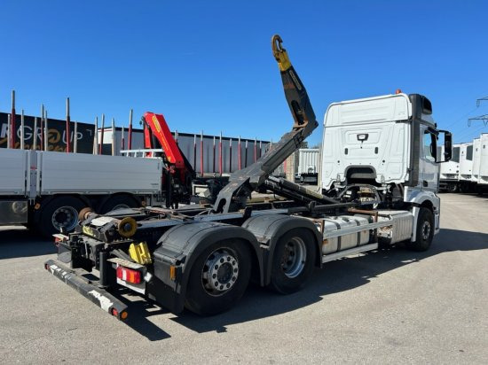 Mercedes-Benz Actros 2545L 6x2 Hyva Abroller, E6 ,Retarder, Lenk-Liftachse, - شاحنة ذات الخطاف: صور 4 Mercedes-Benz Actros 2545L 6x2 Hyva Abroller, E6 ,Retarder, Lenk-Liftachse, - شاحنة ذات الخطاف: صور 4