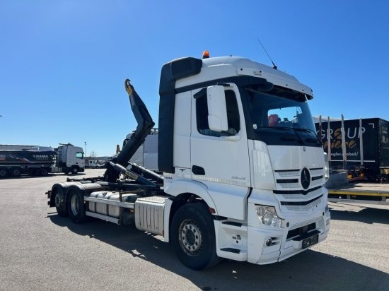 Mercedes-Benz Actros 2545L 6x2 Hyva Abroller, E6 ,Retarder, Lenk-Liftachse, - شاحنة ذات الخطاف: صور 3 Mercedes-Benz Actros 2545L 6x2 Hyva Abroller, E6 ,Retarder, Lenk-Liftachse, - شاحنة ذات الخطاف: صور 3