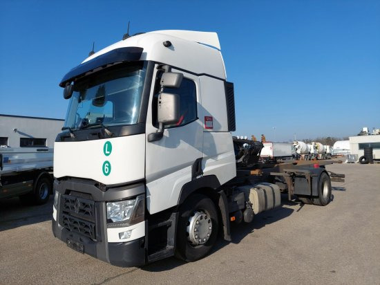 Renault T430 BDF-Wechselfahrgestell, 4x2 LL, EURO6, VEB+ - شاحنات الحاويات / جسم علوي قابل للتغيير شاحنة: صور 1 Renault T430 BDF-Wechselfahrgestell, 4x2 LL, EURO6, VEB+ - شاحنات الحاويات / جسم علوي قابل للتغيير شاحنة: صور 1
