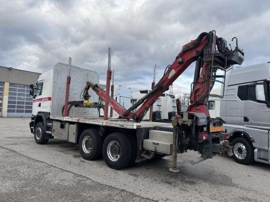 Scania G490 6X6 Blatt-Blatt Penz Kran 12.Z8.70 - شاحنة قطع الأشجار, شاحنة كرين: صور 4 Scania G490 6X6 Blatt-Blatt Penz Kran 12.Z8.70 - شاحنة قطع الأشجار, شاحنة كرين: صور 4