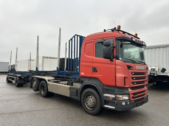 Scania R440 6x2 Abroller, Schalter ,Retarder, E5, lenk,lift Hyva Lift, OHNE AUFBAU - شاحنة ذات الخطاف, شاحنة كرين: صور 1 Scania R440 6x2 Abroller, Schalter ,Retarder, E5, lenk,lift Hyva Lift, OHNE AUFBAU - شاحنة ذات الخطاف, شاحنة كرين: صور 1