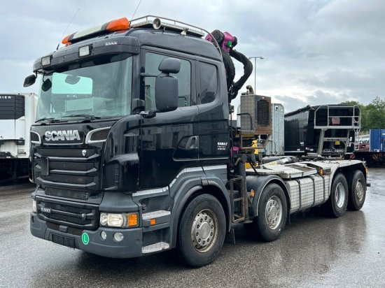 Scania R560 8x2, Schrottkran, E5, Lenk-Lift-Achse - شاحنة ذات الخطاف, شاحنة كرين: صور 3 Scania R560 8x2, Schrottkran, E5, Lenk-Lift-Achse - شاحنة ذات الخطاف, شاحنة كرين: صور 3