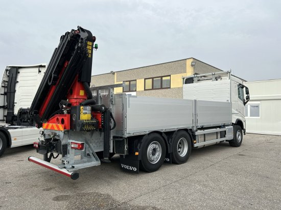 Volvo FH 500 6X2 Euro6, Retarder, Pritsche, Palfinger PK22002-EH - شاحنات مسطحة, شاحنة كرين: صور 4 Volvo FH 500 6X2 Euro6, Retarder, Pritsche, Palfinger PK22002-EH - شاحنات مسطحة, شاحنة كرين: صور 4